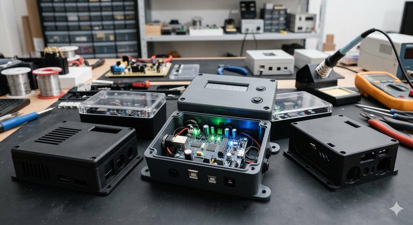 caixas para montagens eletronicas