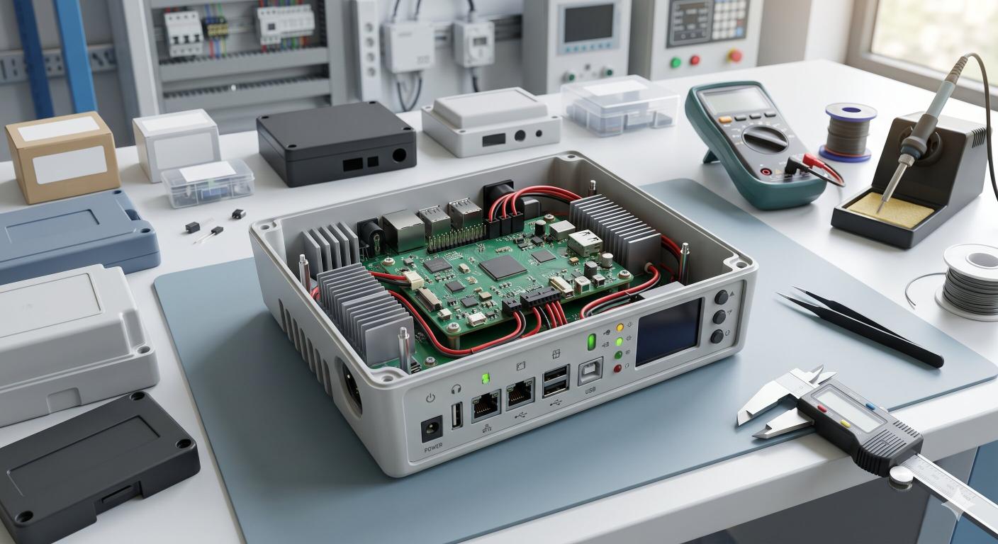 gabinete para circuito eletrônico