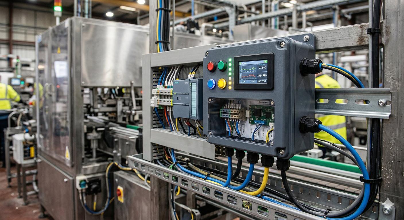 gabinete plástico para automação